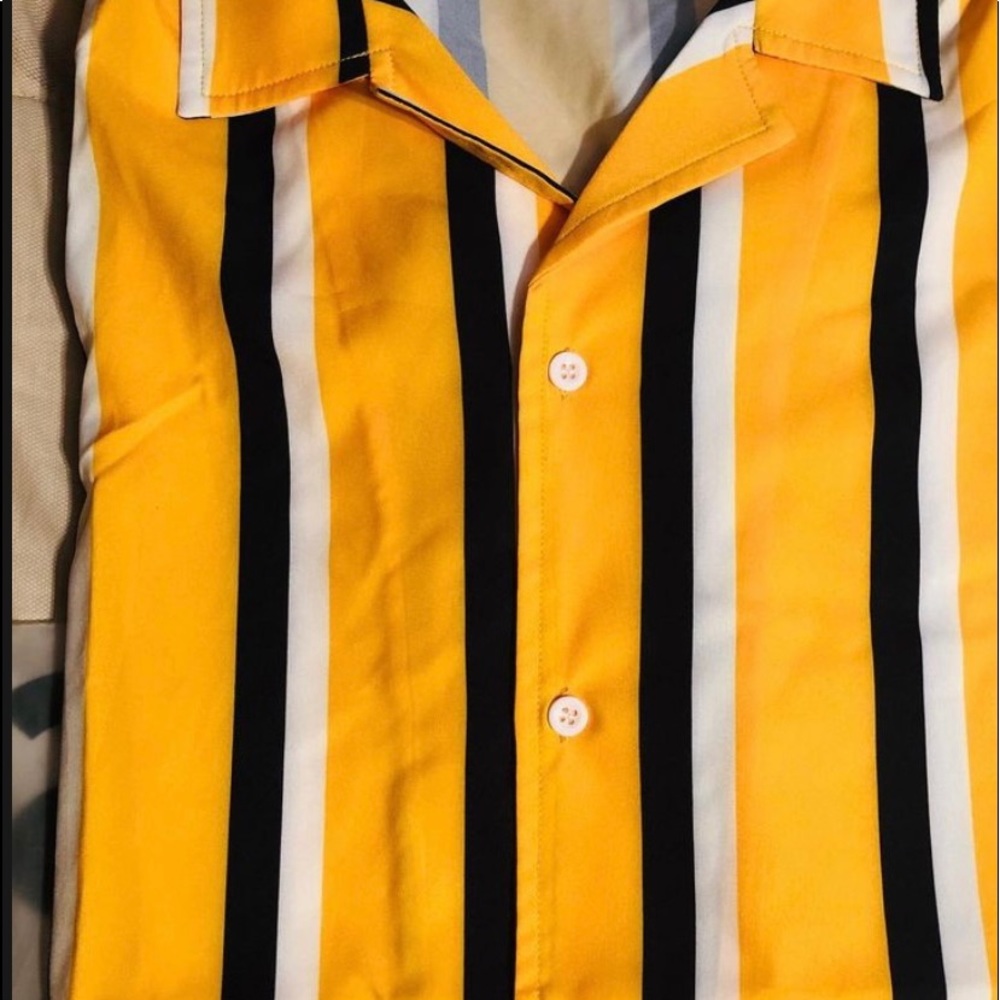 SHEIN Striped Button down